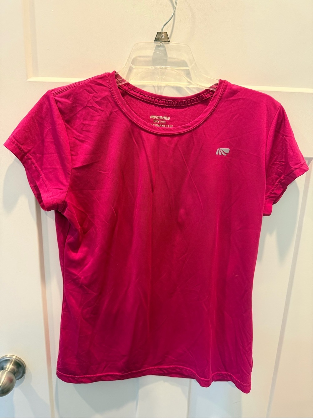 Marika Dry-Wik Pink Performance Workout Tee Women’s Large